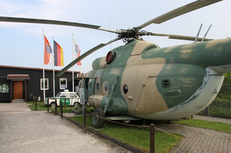 Außenanlage im Grenzmuseum Schifflersgrund bei Bad Sooden-Allendorf im Geo-Naturpark Frau-Holle-Land